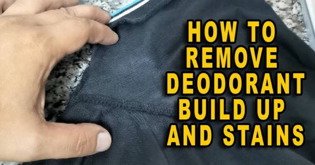 How to Get Deodorant Stains Out of Shirts